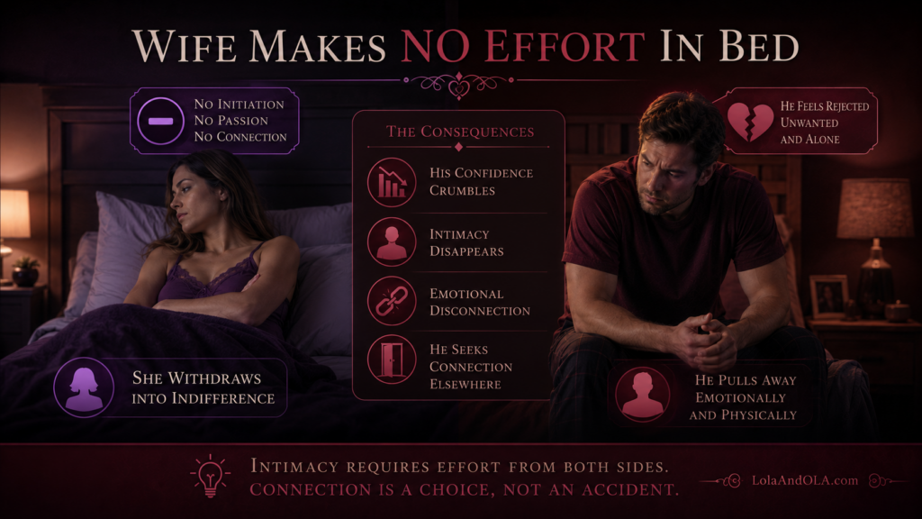 Wife Makes NO EFFORT In BED