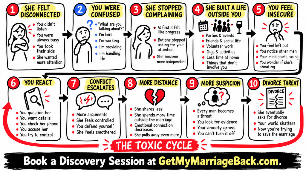 wife is pulling away and wants divorce - “But What If She Really Is Cheating?”