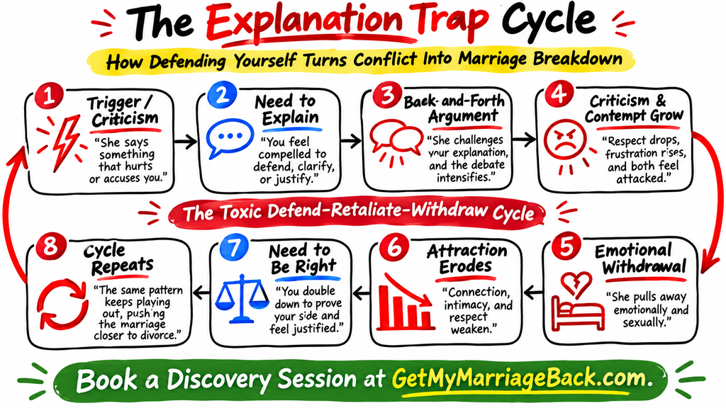 my wife argues with me about everything - the explanation trap