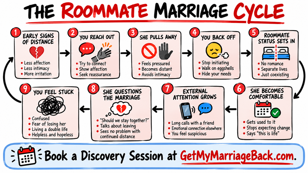 my wife isn't attracted to me - the roommate marriage cycle