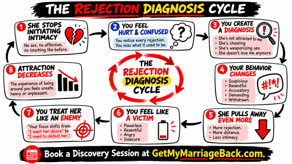 wife never initiates intimacy - the rejection diagnosis cycle