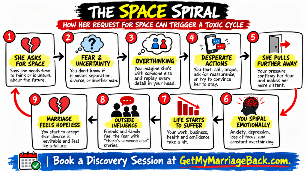 wife wants separation - the space spiral