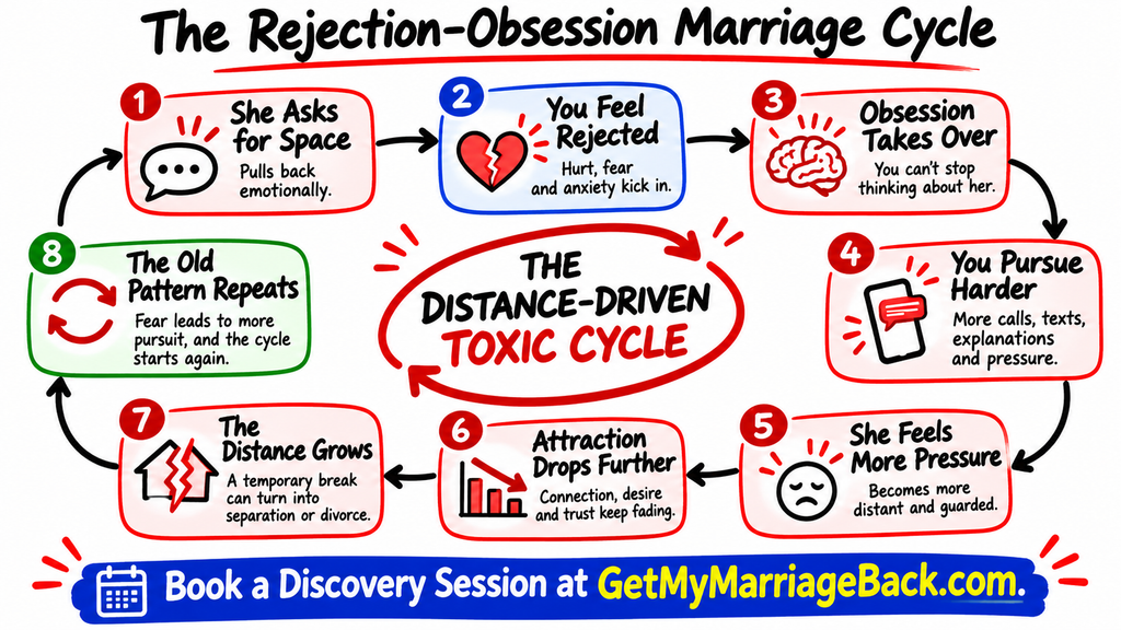 wife wants to separate - the rejection-obsession marriage cycle